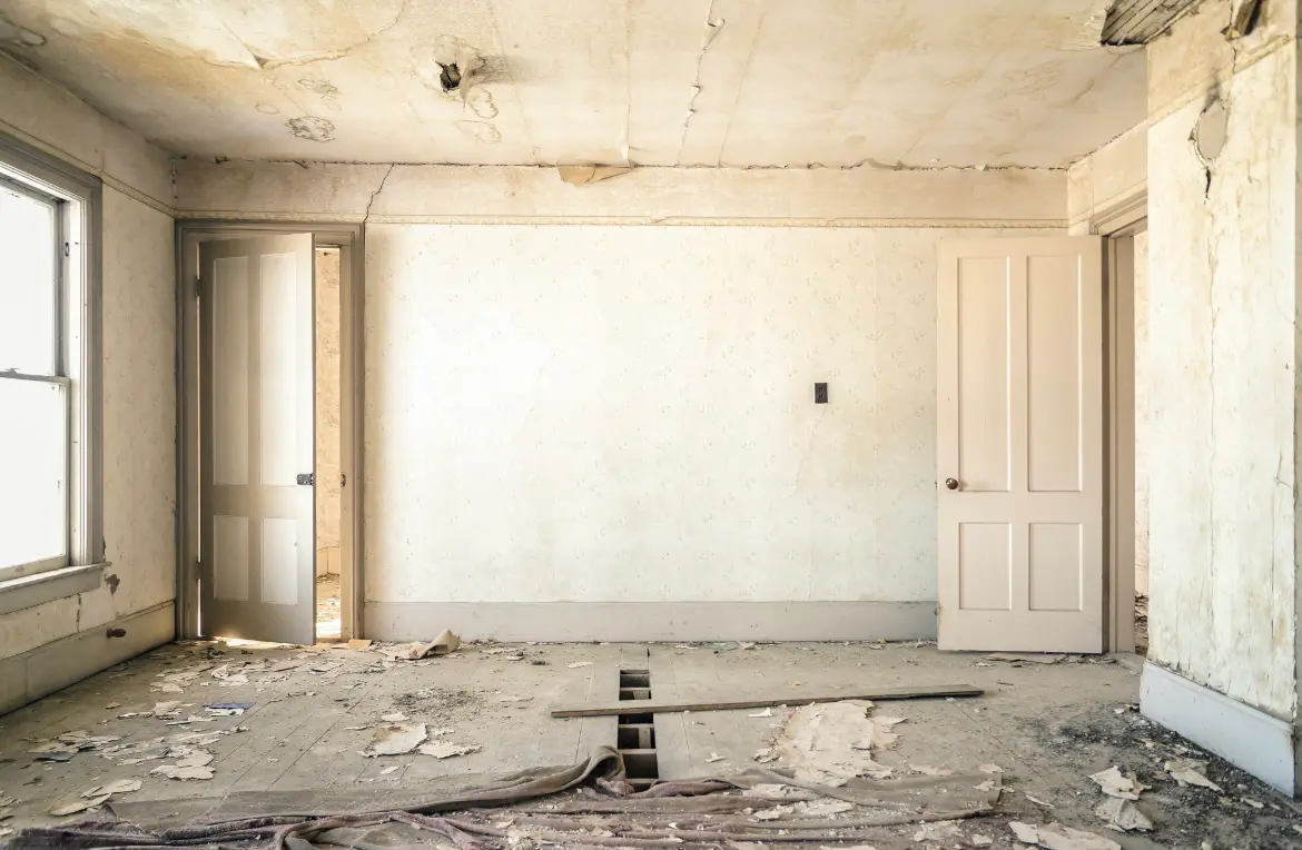 Waste disposal crew managing a cleanout project in Butte-Silver Bow